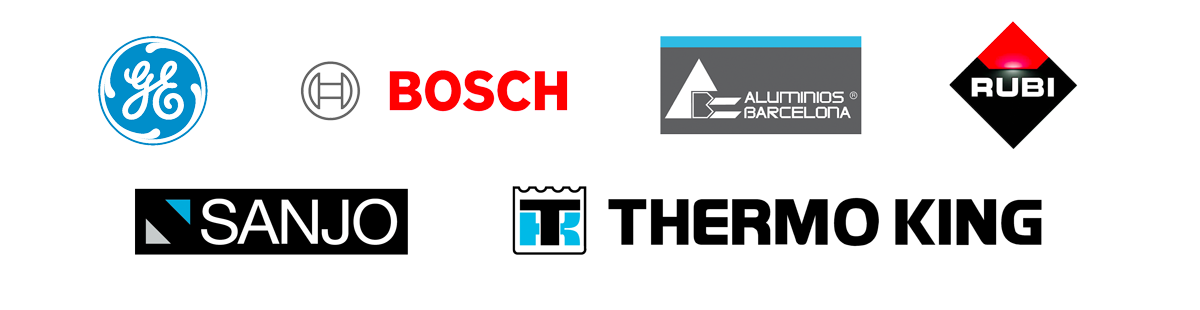 Logotipos de clientes de Mecanizados Esteban